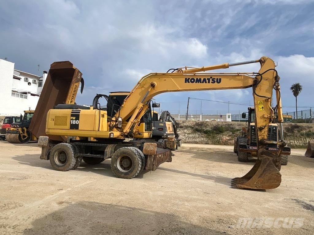 Komatsu PW 180 Колёсные экскаваторы