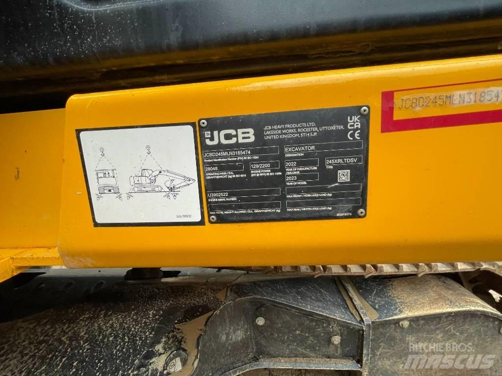JCB 245 XR Гусеничные экскаваторы