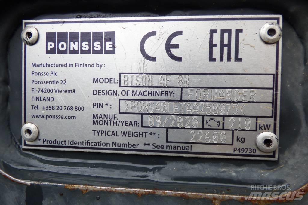 Ponsse Bison AF Форвардеры