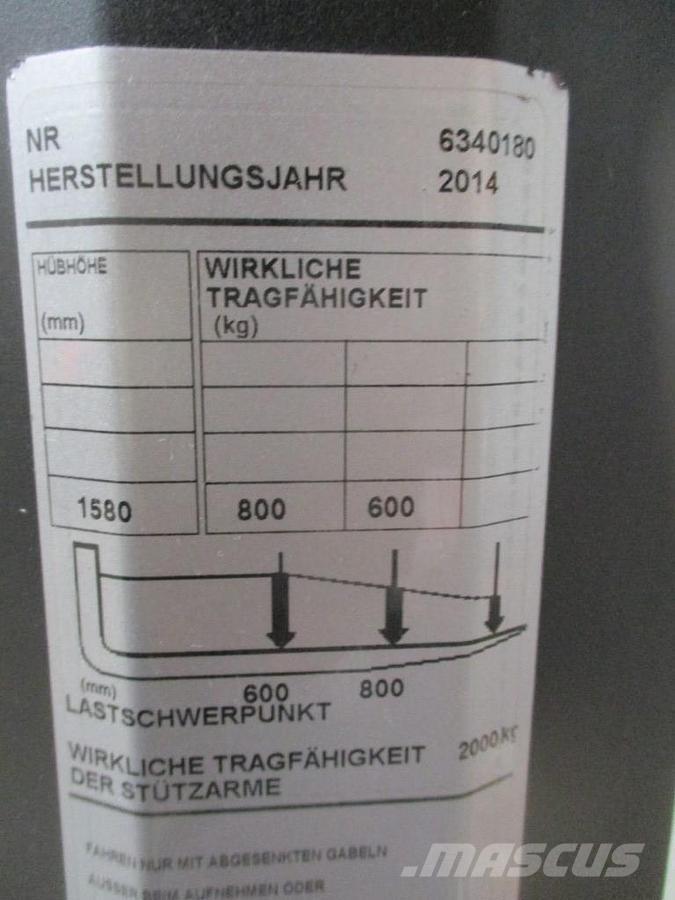 BT SWE 080L Ручные штабелёры с электроподъёмом