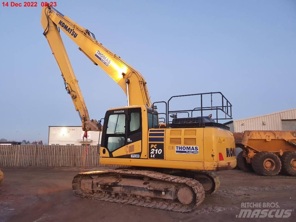 Komatsu PC210LC Экскаваторы с большим вылетом
