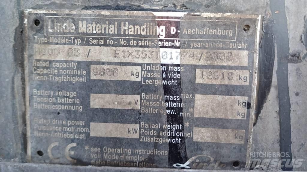 Linde H80D-03 Дизельные погрузчики