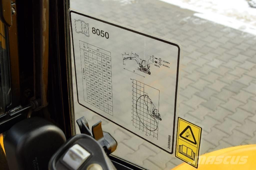 JCB 8050 RTS Мини-экскаваторы