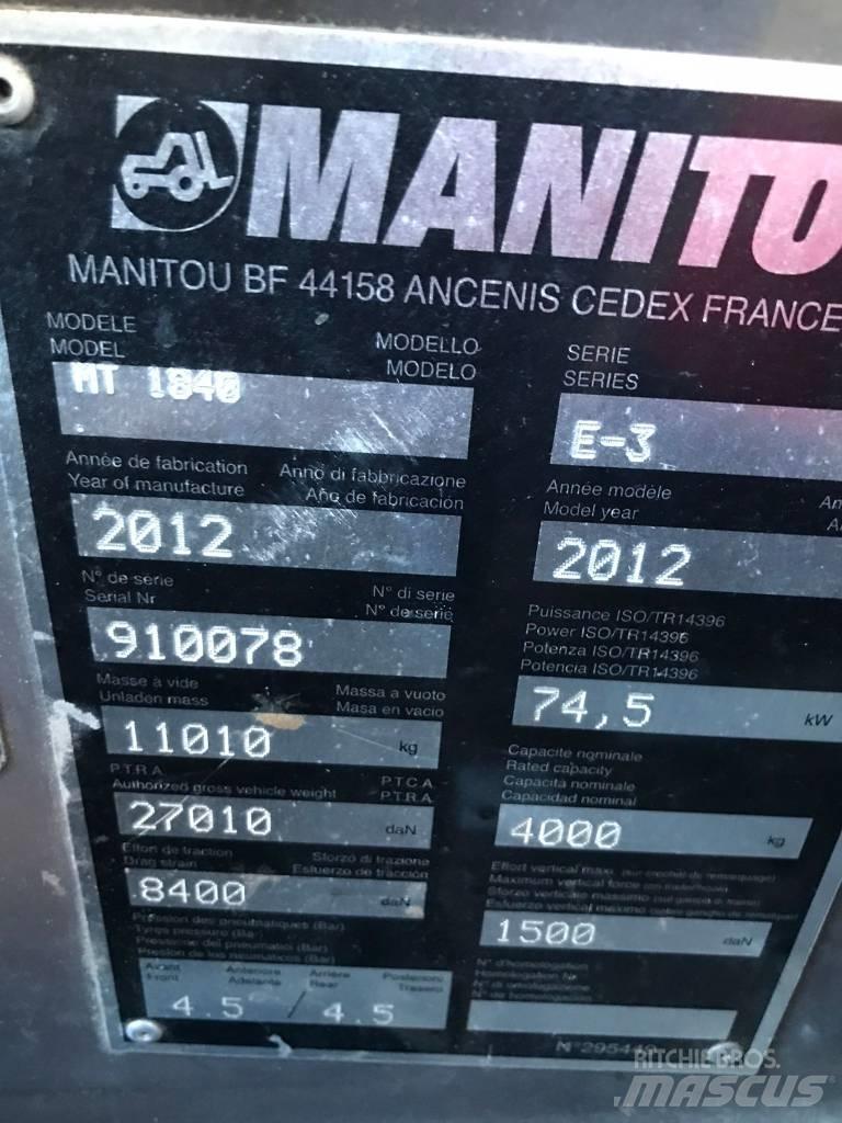 Manitou MT 1840 Телескопические погрузчики