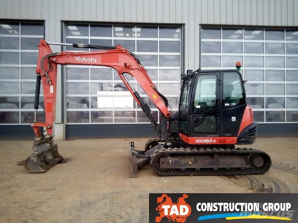 Kubota KX 080-4 Малые экскаваторы 7т-12т