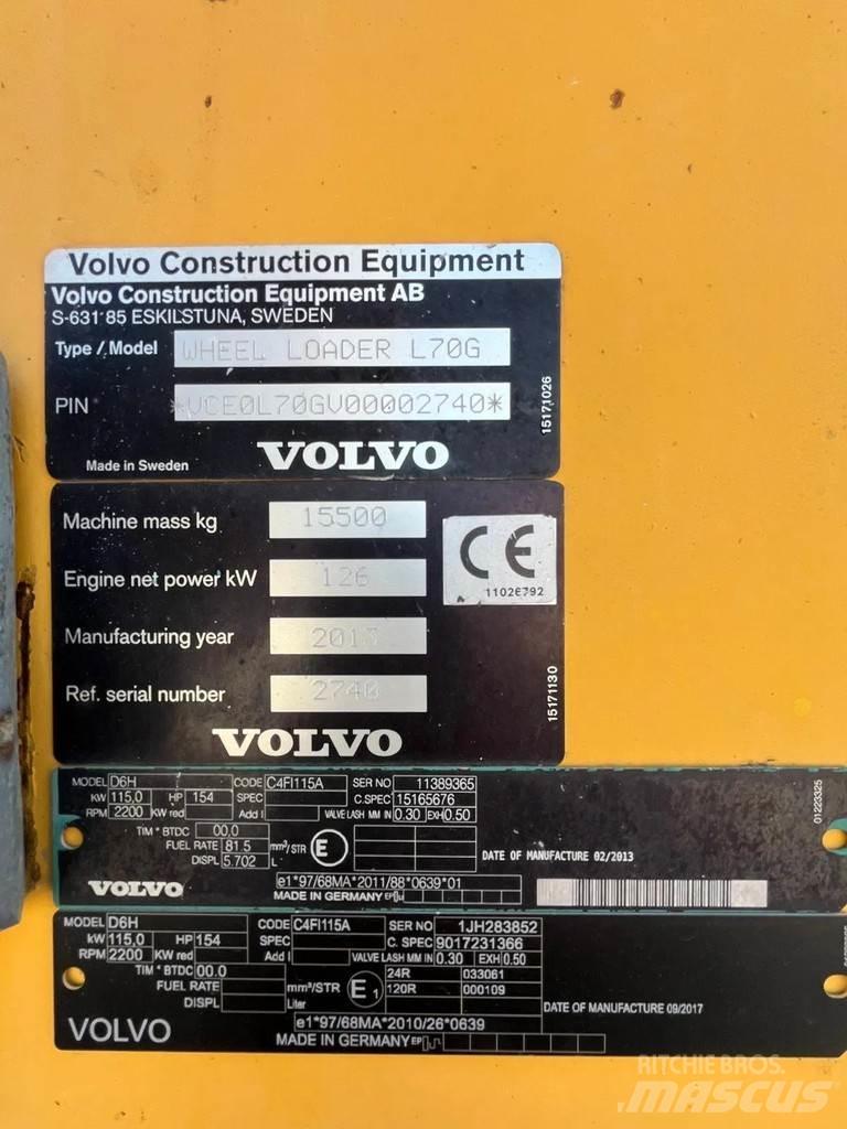 Volvo L70G Фронтальные погрузчики