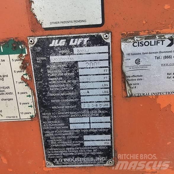 JLG 600AJ Коленчатые подъемники