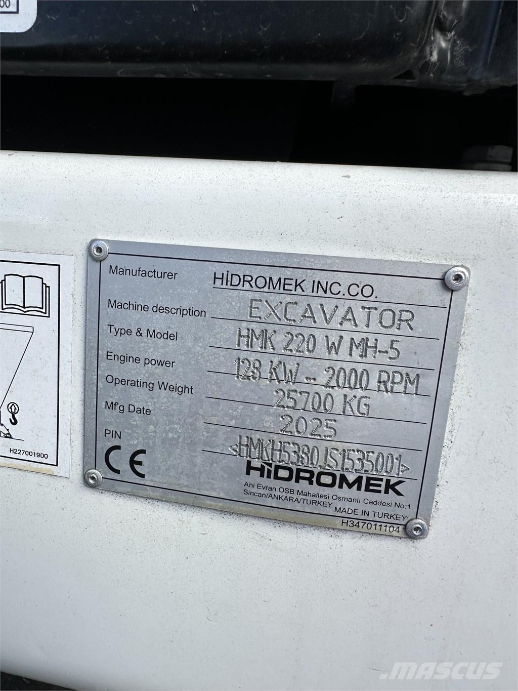 Hidromek 220W MH-5 Перегружатели металлолома/промышленные погрузчики