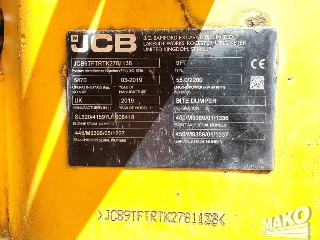 JCB 9TFT Мини-самосвалы