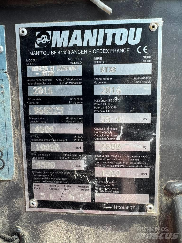Manitou MT 625 H Телескопические погрузчики