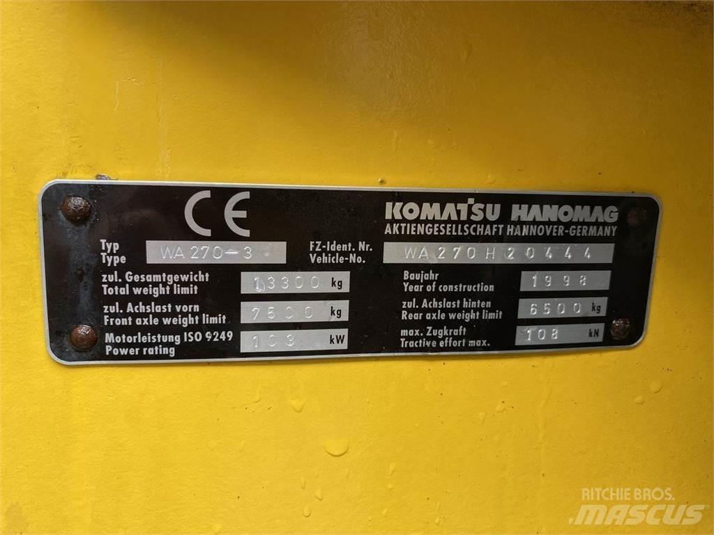 Komatsu WA270-3 Фронтальные погрузчики