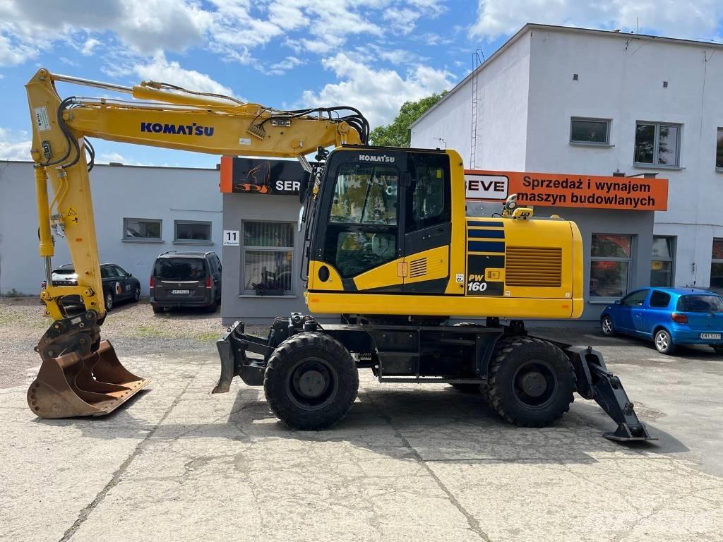 Komatsu PW 160-11 Колёсные экскаваторы