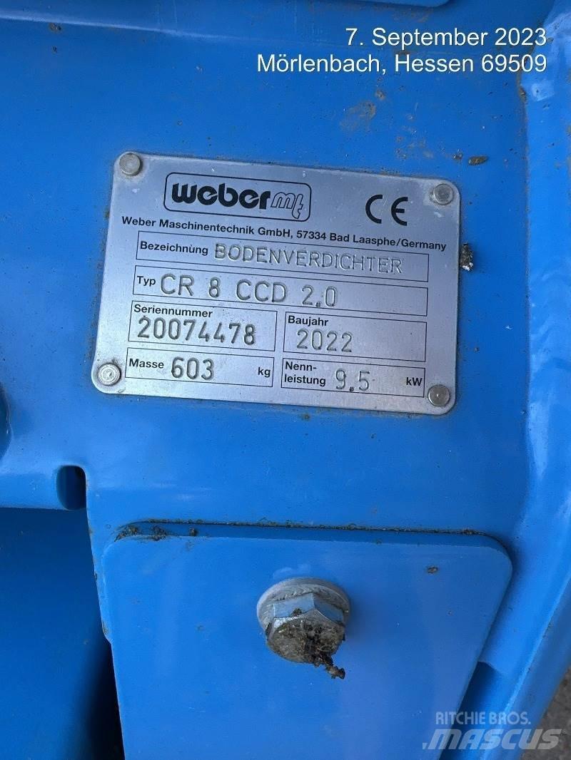 Weber CR8CCD2.0 Виброплиты и вибротрамбовки