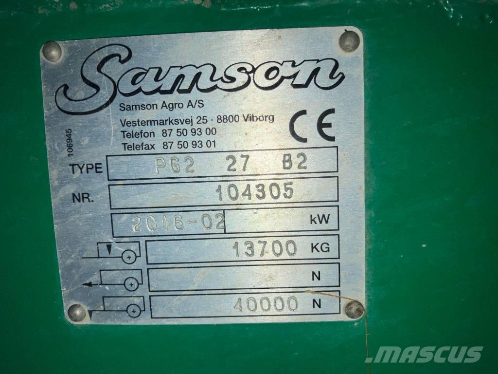 Samson PG2 27 Цистерны для перевозки суспензий