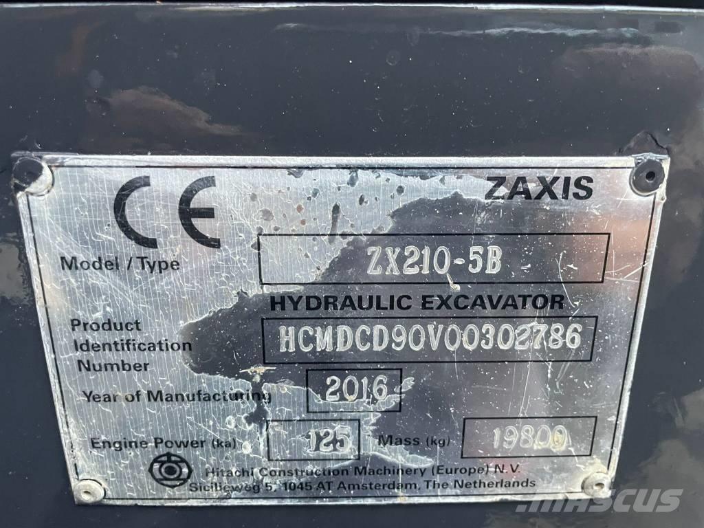 Hitachi ZX 210 LC-5B Гусеничные экскаваторы