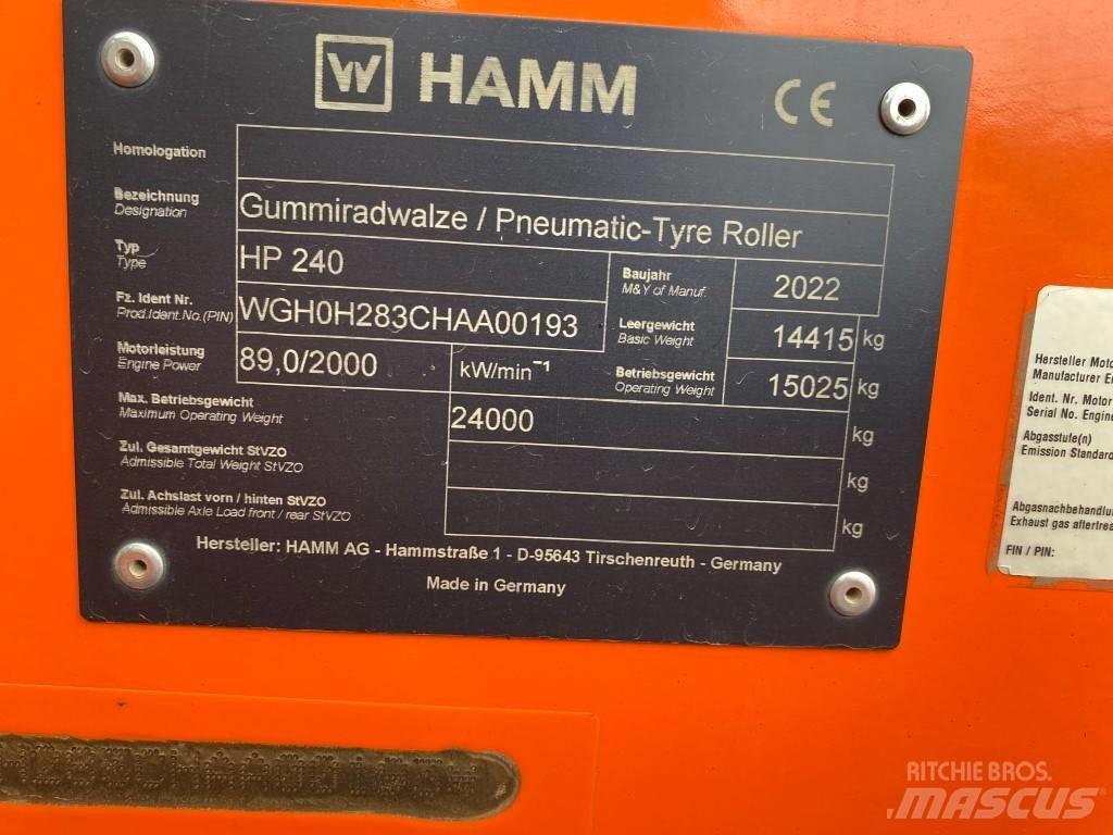 Hamm HP240 Катки тротуарные