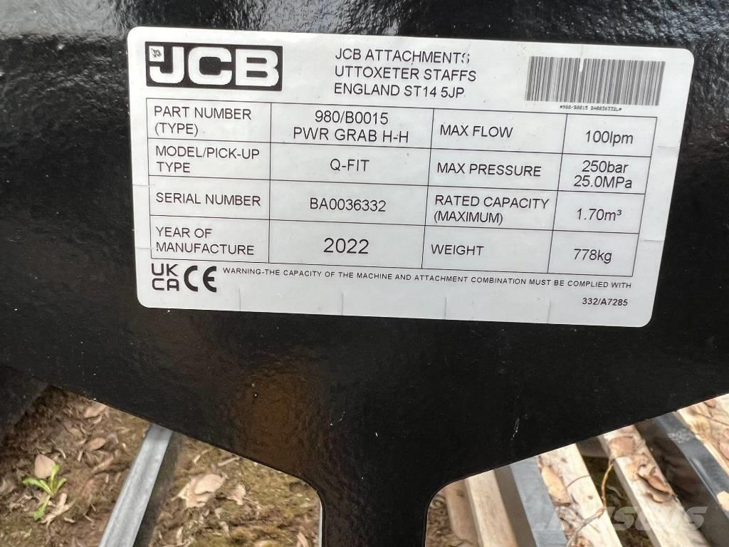 JCB 980/B0007 Grab Комплектующие для погрузочных и сельхозмашин