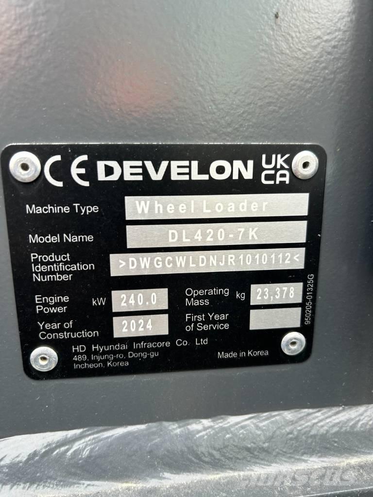 Develon DL 420 CVT-7 Фронтальные погрузчики