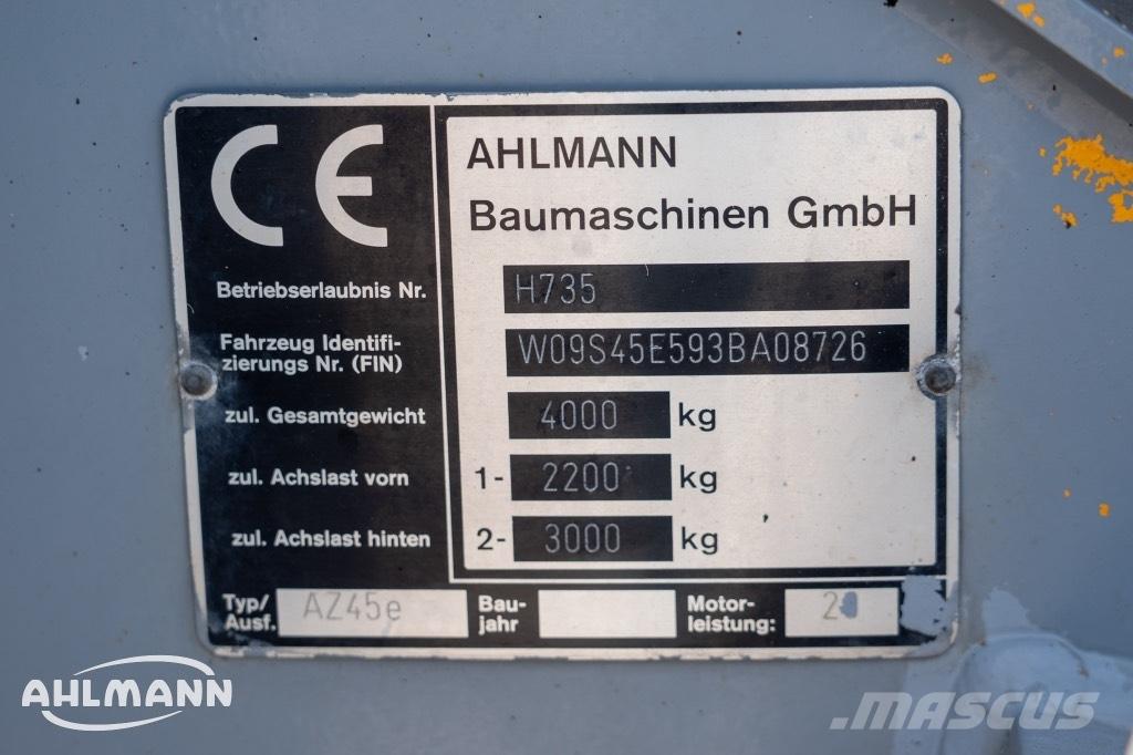 Ahlmann AZ 45e Фронтальные погрузчики