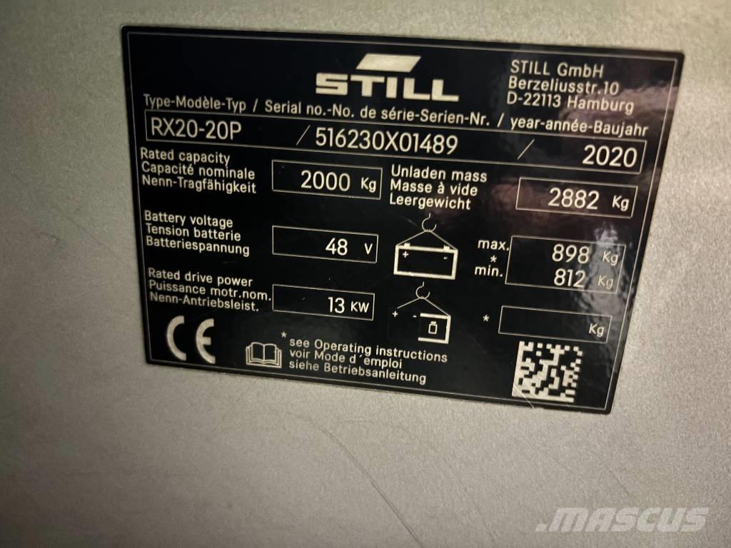 Still RX 20-20 P Электропогрузчики