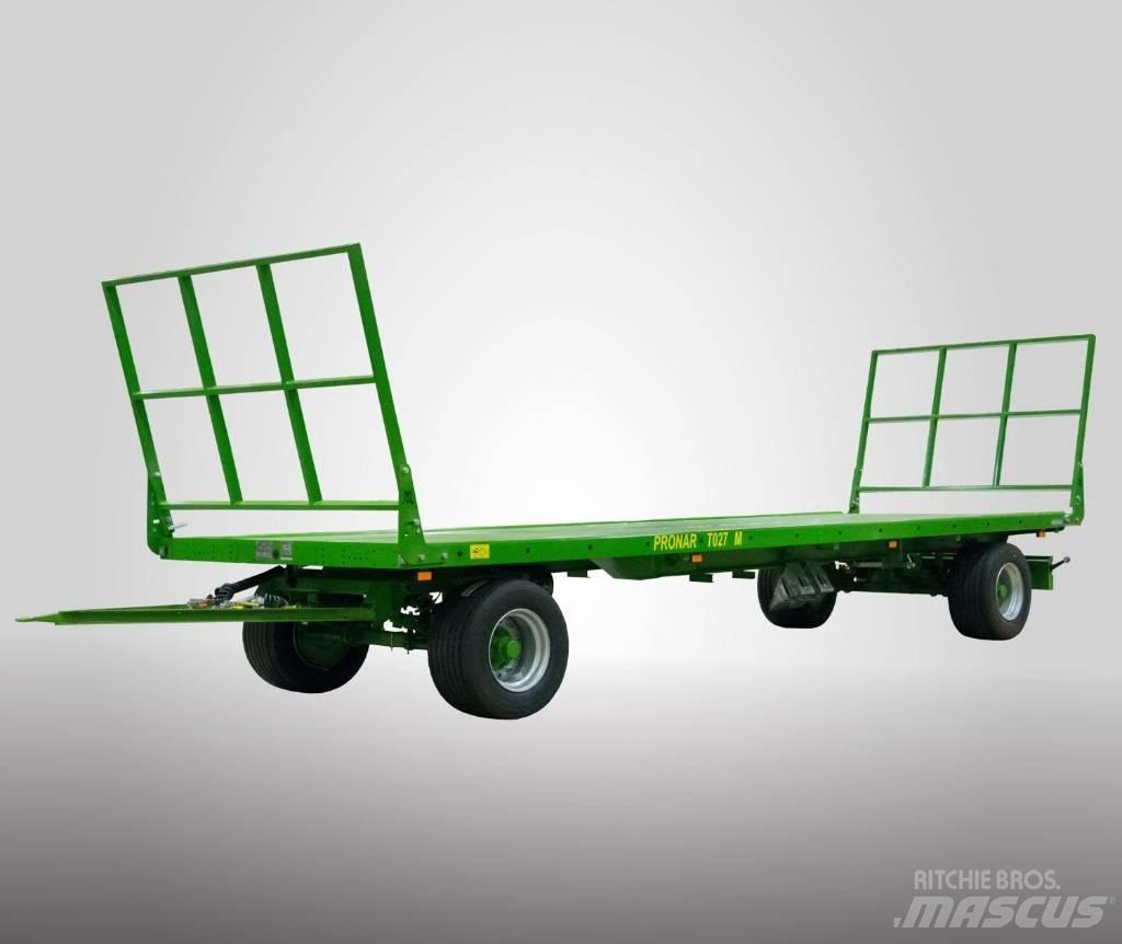 Pronar T027M Прицепы для тюков и рулонов
