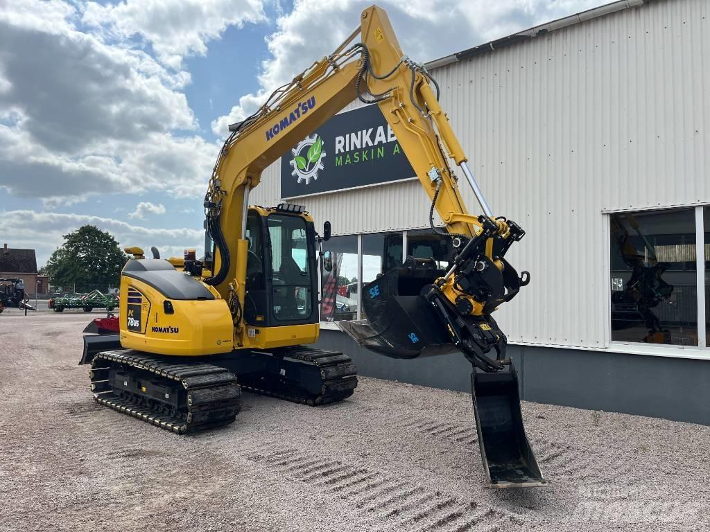 Komatsu PC78US-11E0 Малые экскаваторы 7т-12т