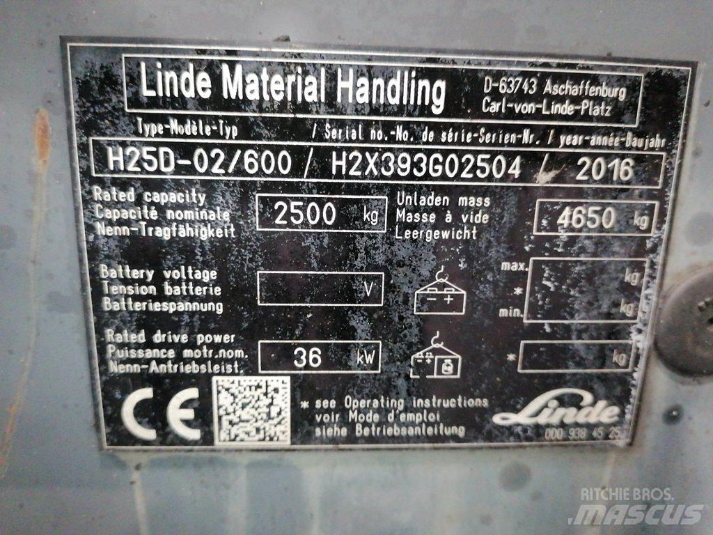 Linde H25D-02/600 Газовые погрузчики