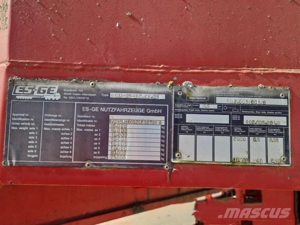 Es-ge 6S0U Низкорамные полуприцепы