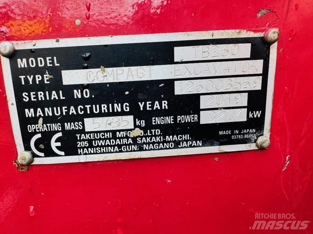 Takeuchi TB 260 Мини-экскаваторы