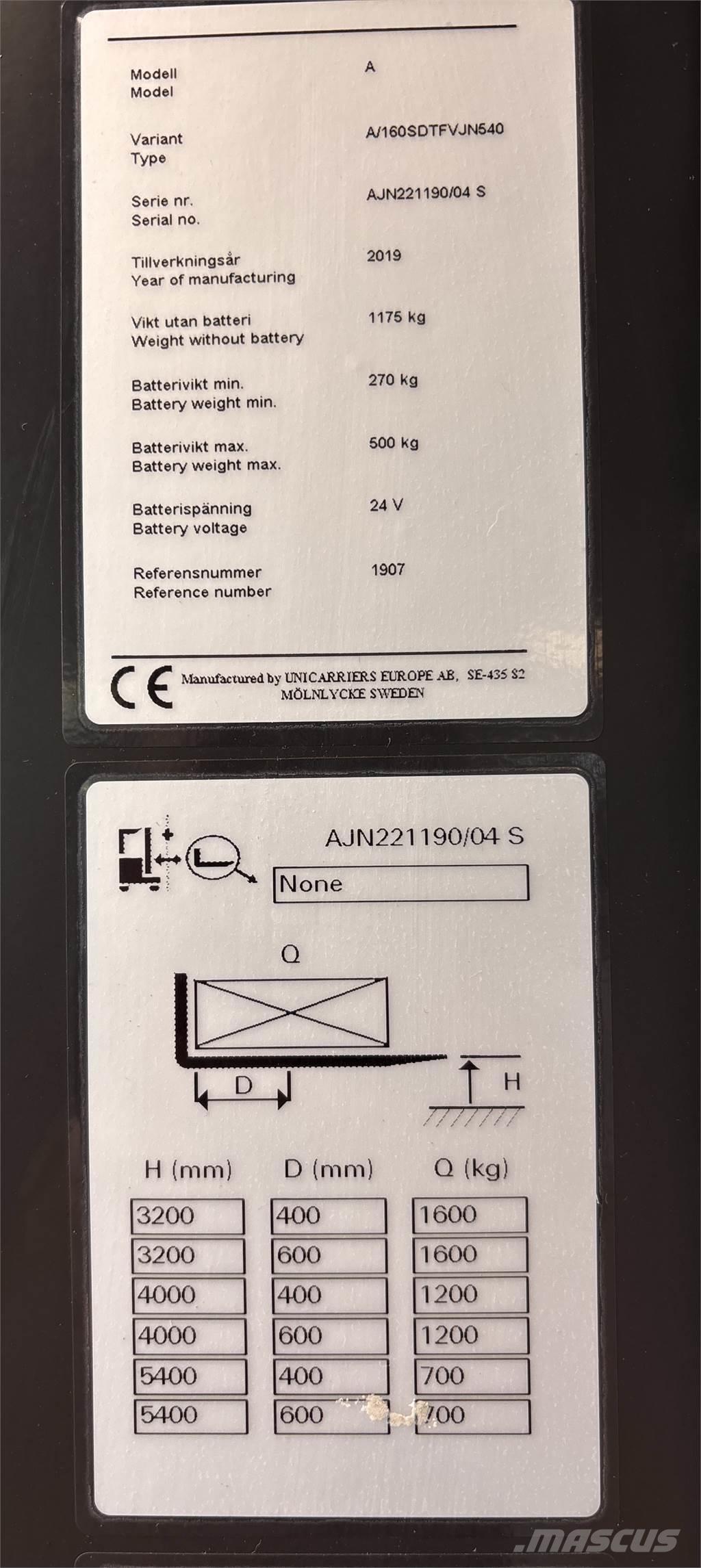 Atlet A160 Самоходные электрические тележки