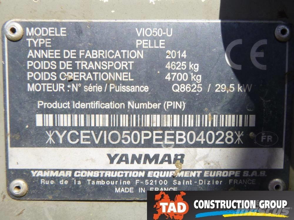 Yanmar Vio 50 U Мини-экскаваторы