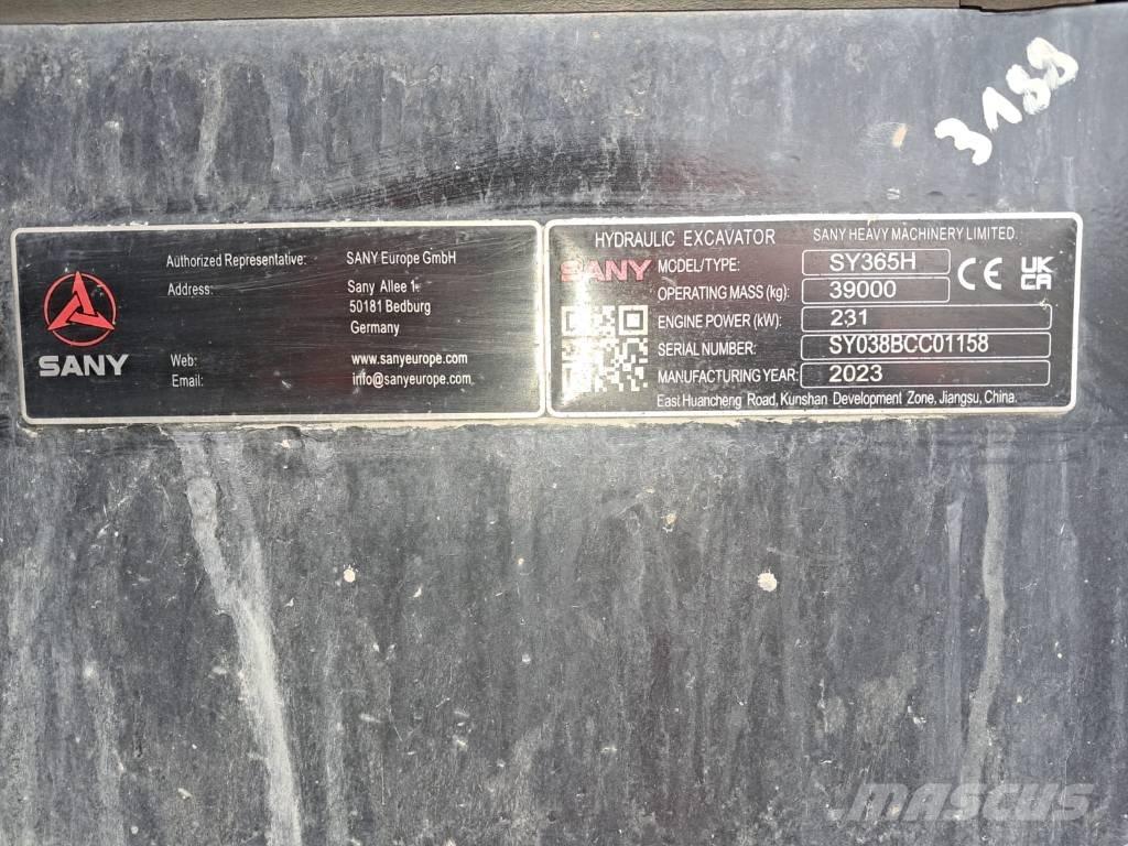 Sany SY 365 H Гусеничные экскаваторы