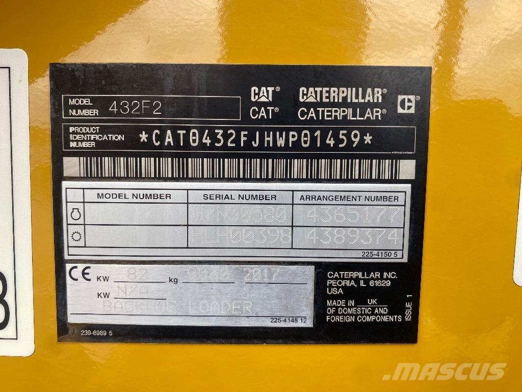 CAT 432 F Экскаваторы-погрузчики