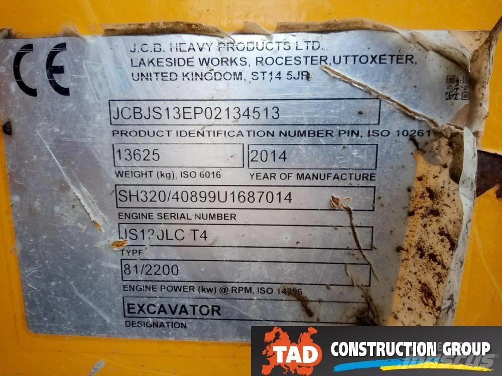 JCB JS 130 LC Гусеничные экскаваторы