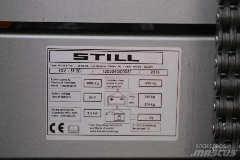 Still EXV-SF20I Ручные штабелёры с электроподъёмом