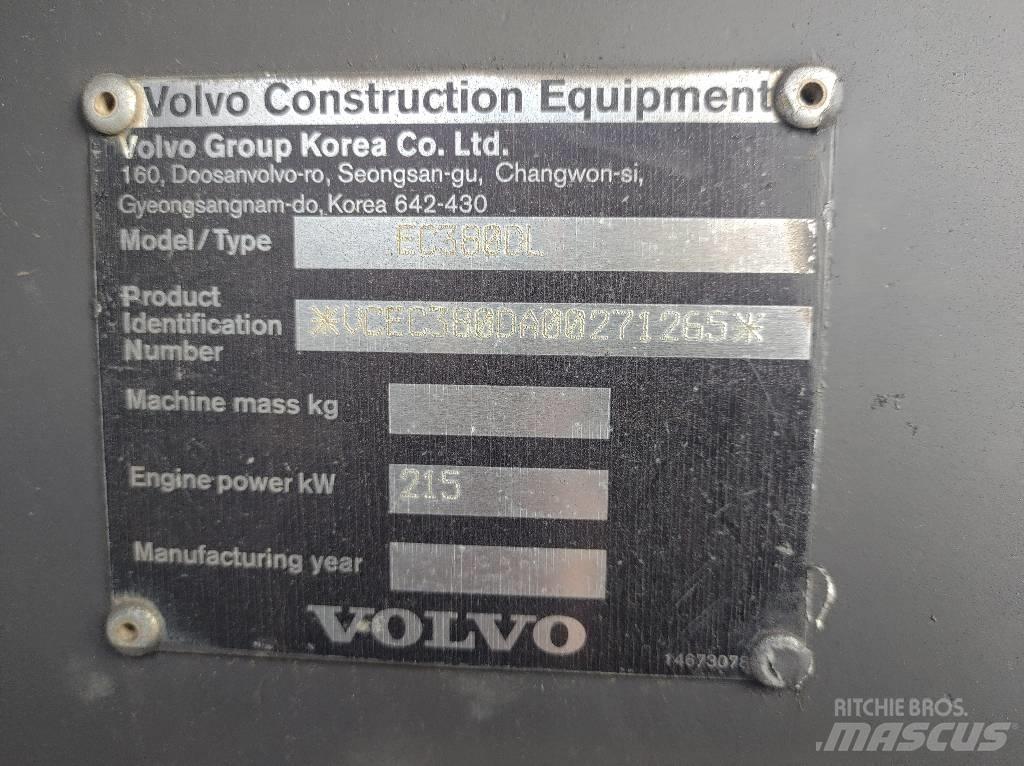 Volvo EC380DL Гусеничные экскаваторы