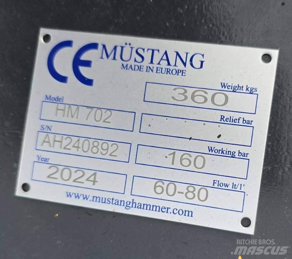 Mustang HM702 Гидромолоты