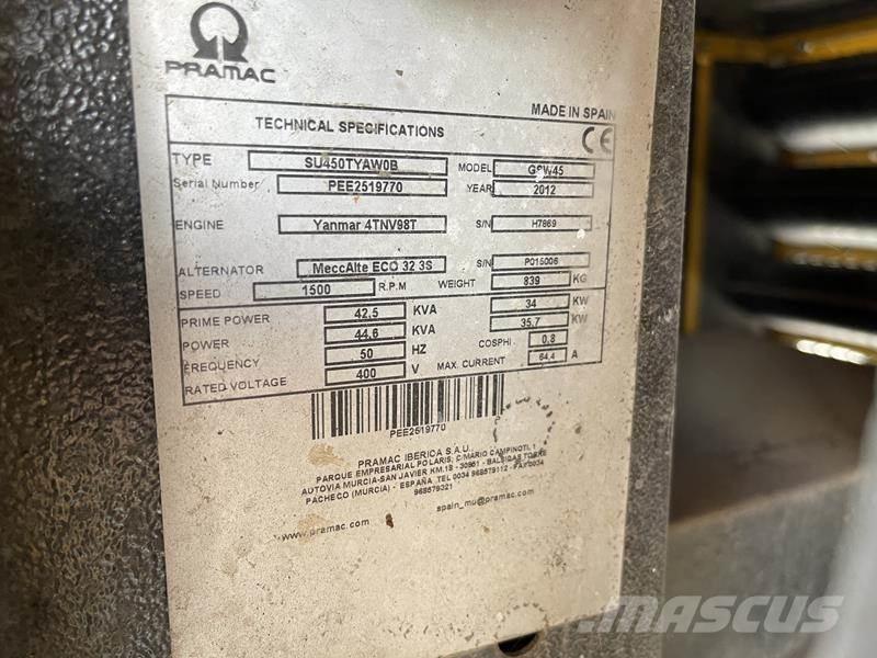 Pramac GSW 45 Дизельные генераторы