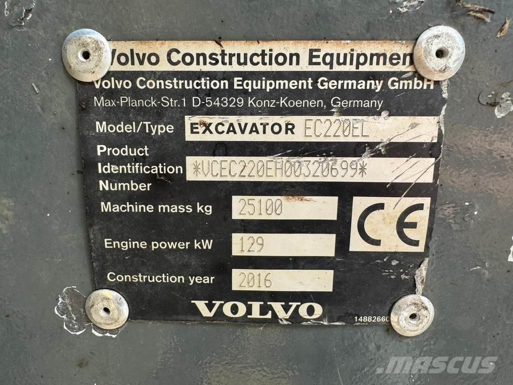 Volvo EC220EL Гусеничные экскаваторы