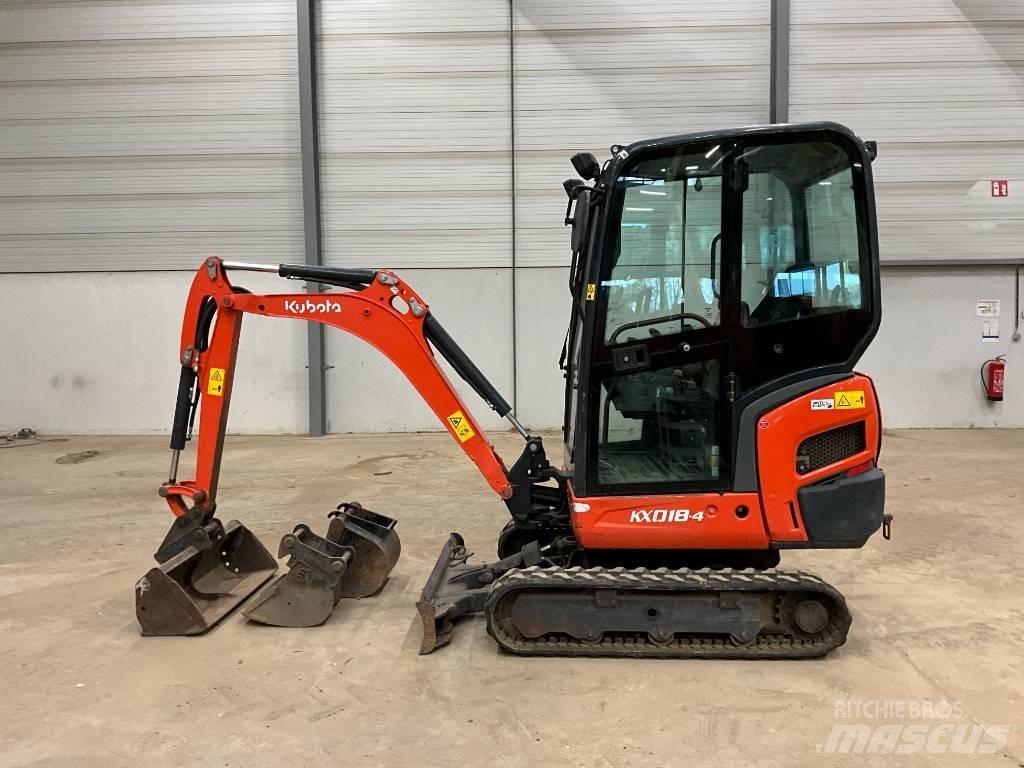 Kubota KX 018-4 Мини-экскаваторы