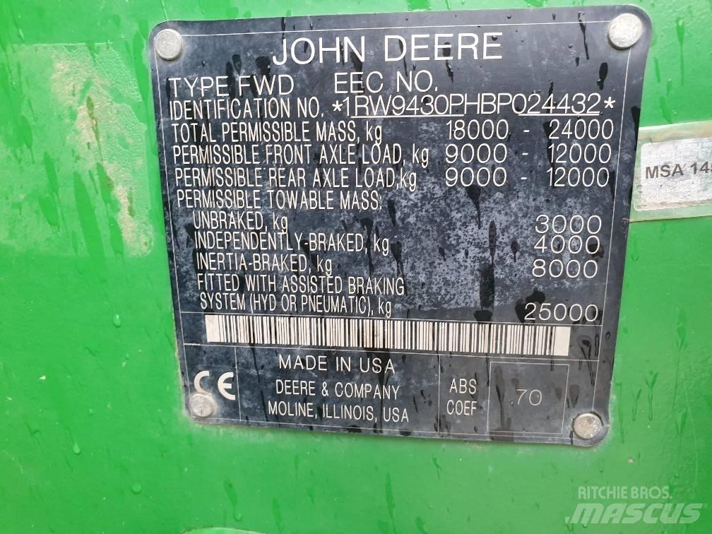 John Deere 9430 Трактора