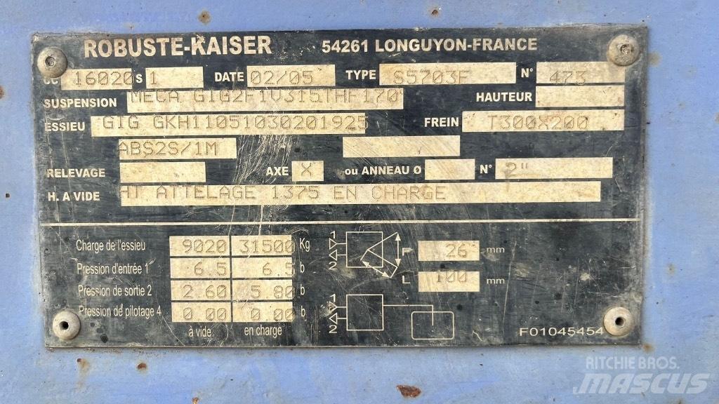 Kaiser TPSL Автовозы полуприцепы