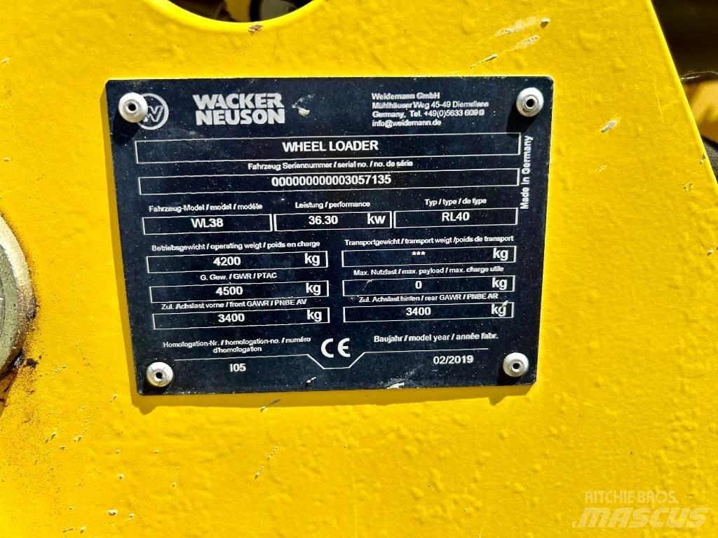 Wacker WL 38 Фронтальные погрузчики