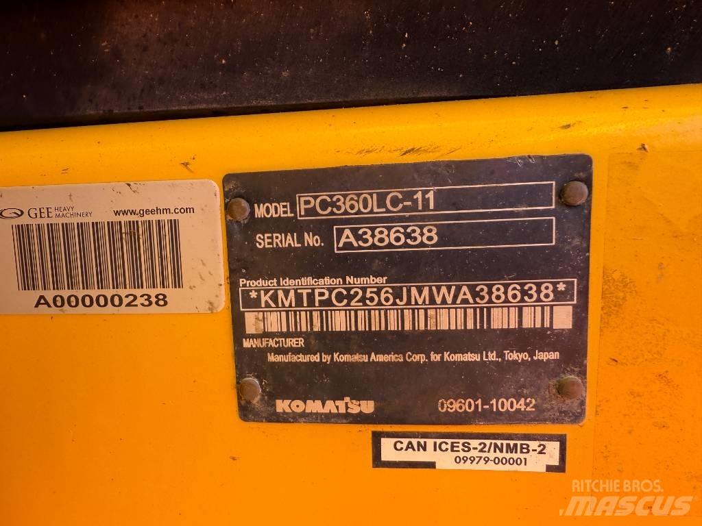 Komatsu PC360LC-11 Гусеничные экскаваторы