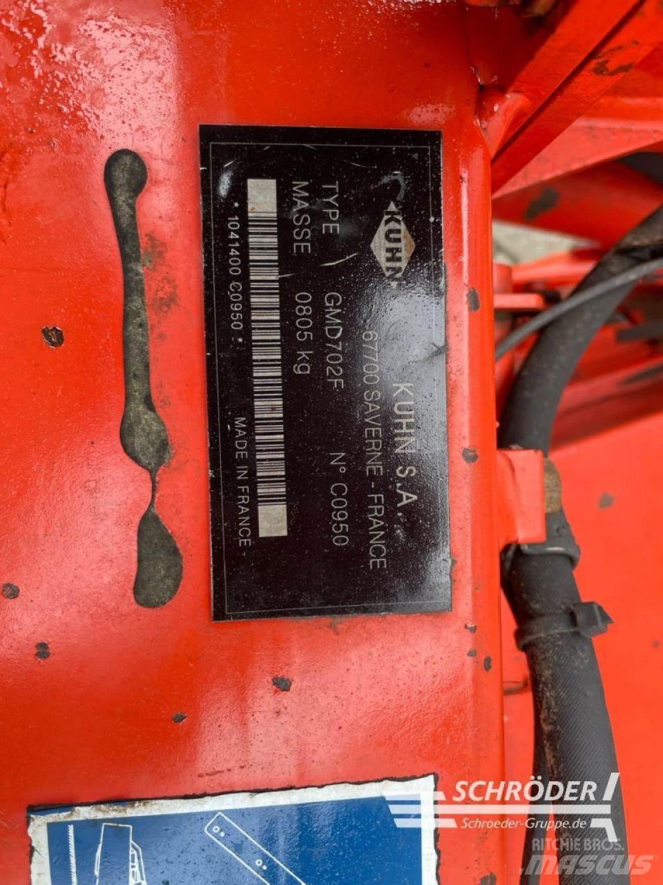 Kuhn GMD 702 F Роторные косилки