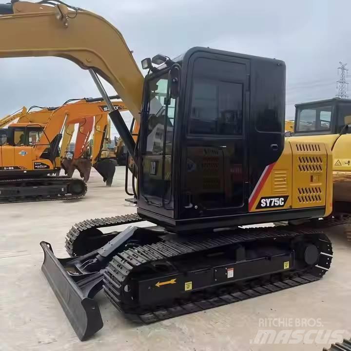 Sany SY75C Малые экскаваторы 7т-12т