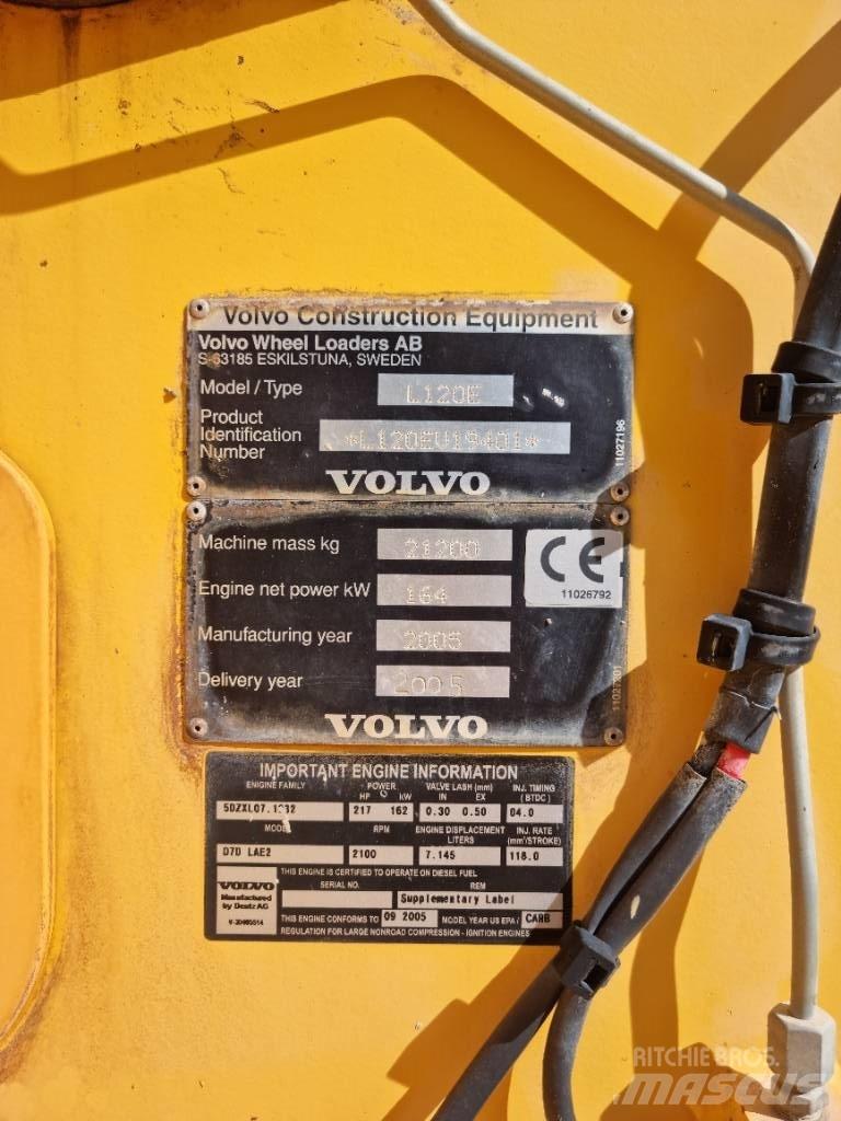 Volvo L 120 E Фронтальные погрузчики