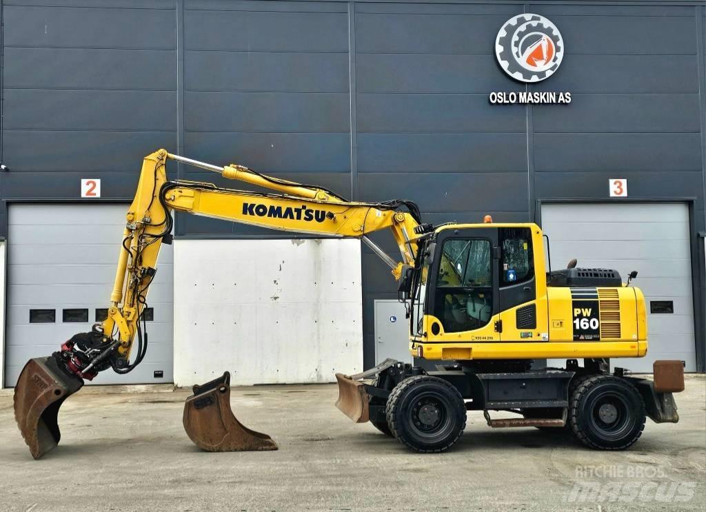 Komatsu pw 160 -8 Колёсные экскаваторы
