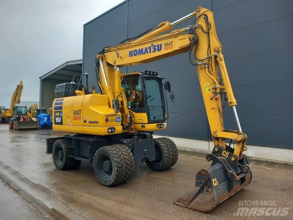 Komatsu PW160-11E0 Колёсные экскаваторы