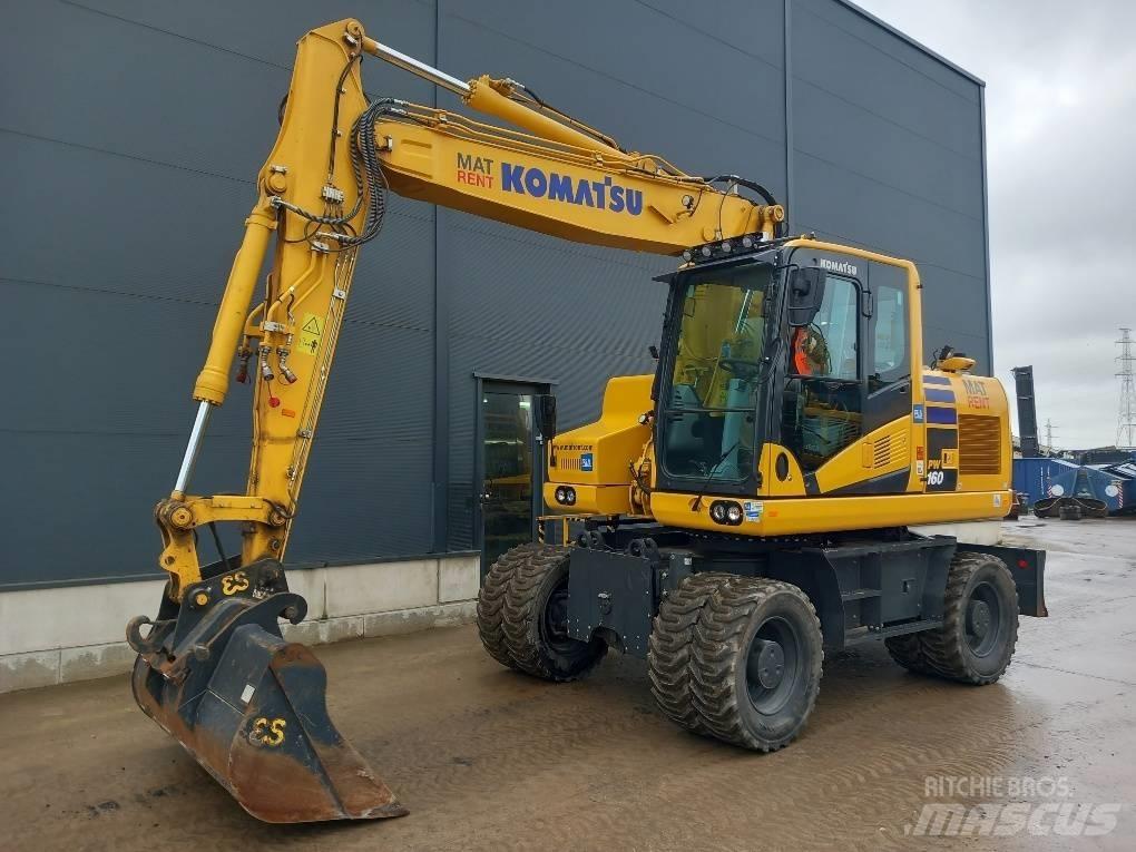 Komatsu PW160-11E0 Колёсные экскаваторы
